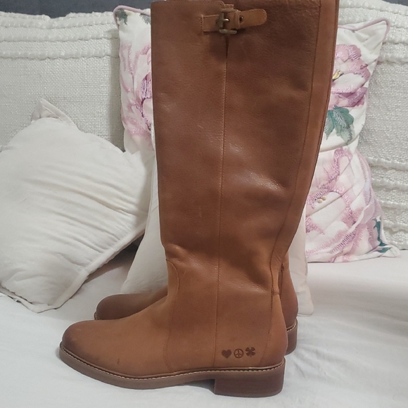 Brown Leather Knee-High Boots - Picture 5 of 8